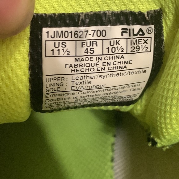 Neon fila shoes - Picture 4 of 9